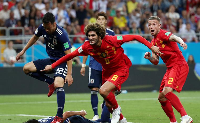 بلجيكا تقهر اليابان