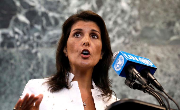 US Ambassador to the United Nations Nikki Haley