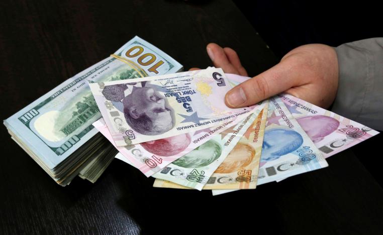 الليرة التركية مقابل الدولار