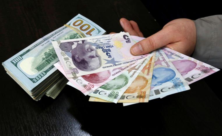 الليرة التركية مقابل الدولار