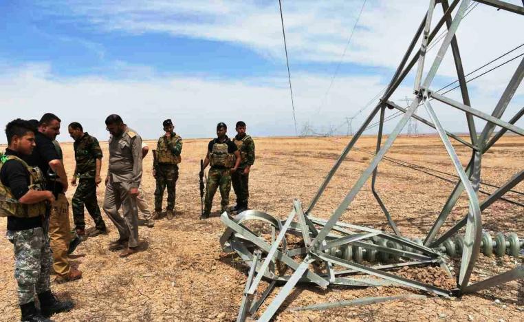 تخريب متعمد لأبراج الكهرباء في العراق