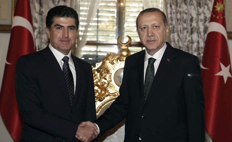 أردوغان يستقبل نيجيرفان بارزاني