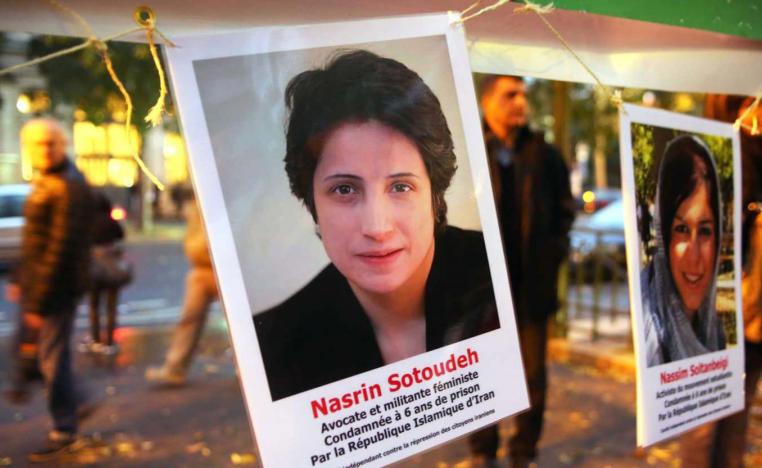 الناشطة البارزة المدافعة عن حقوق الإنسان نسرين سوتوده 