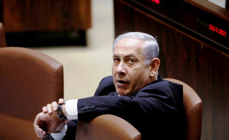 رئيس الوزراء الاسرائيلي بنيامين نتنياهو