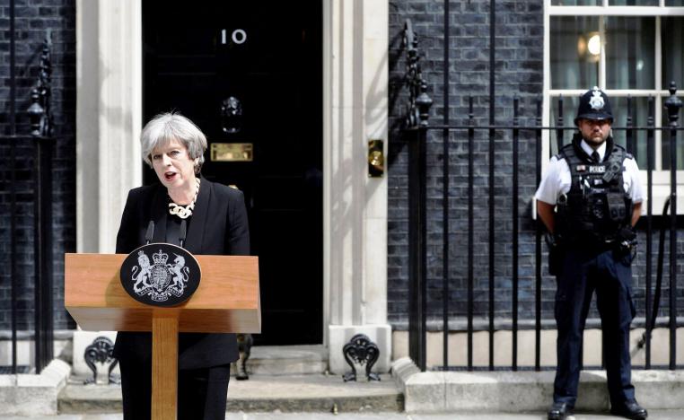 رئيسة الوزراء البريطانية تيريزا ماي
