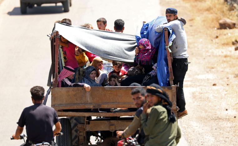 نازحون سوريون