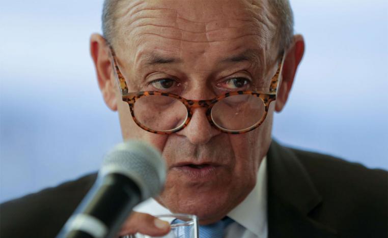French Foreign Affairs Minister Jean-Yves Le Drian 