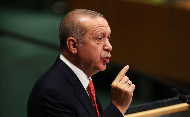 Turkish President Recep Tayyip Erdogan addresses the 73rd United Nations General Assembly