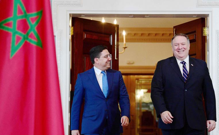 وزير الخارجية الأميركي مايك بومبيو يلتقي نظيره المغربي ناصر بوريطة