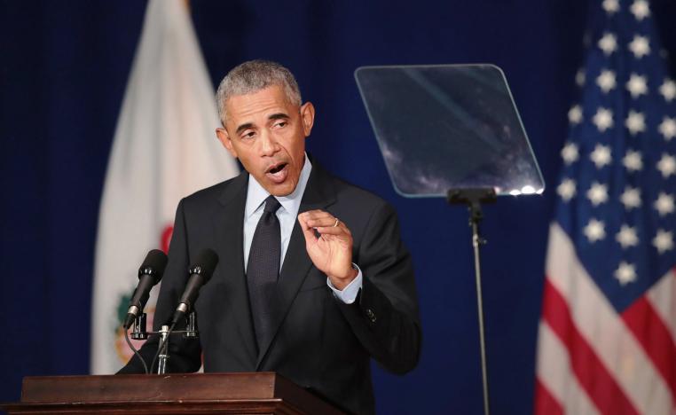 الرئيس الأميركي السابق باراك أوباما يحشد لانتخابات التجديد النصفي لأعضاء الكونغرس