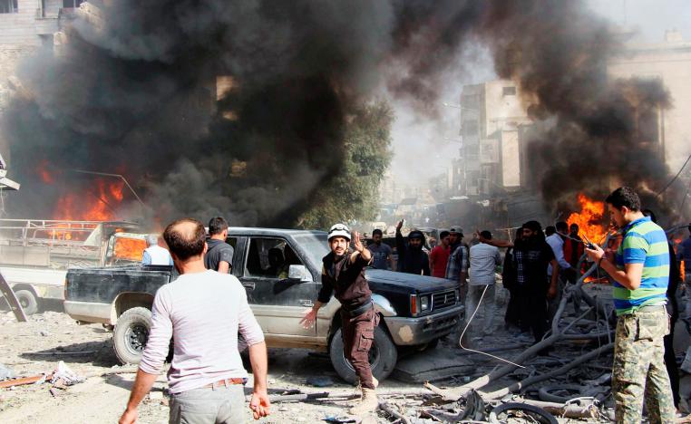 غارات روسية سورية تسبق هجوما كاسحا على ادلب