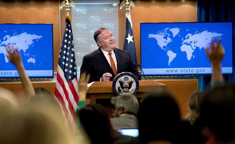 بومبيو في موقف محرج