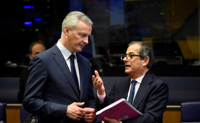 وزيرا المالية الإيطالي والفرنسي