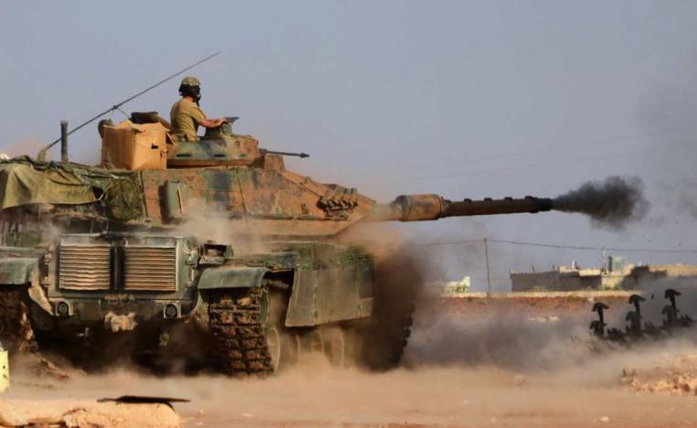 المدفعية التركية تقصف مواقع قوات سوريا الديمقراطية
