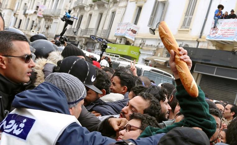 تونس شهدت احتجاجات واسعة على غلاء المعيشة