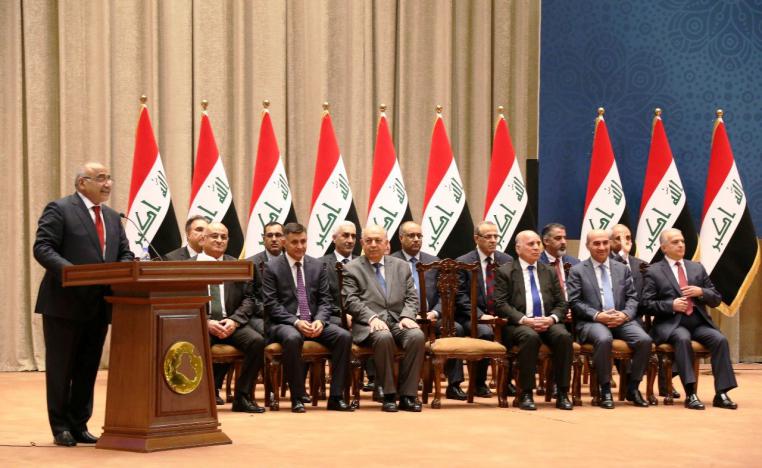 عبدالمهدي يستعرض الخطوط العريضة لبرنامجه السياسي في أول جلسة للحكومة الجديدة