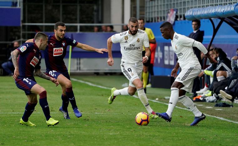 لقاء إيبار وريال مدريد ضمن المرحلة الثالثة عشرة من الدوري الإسباني