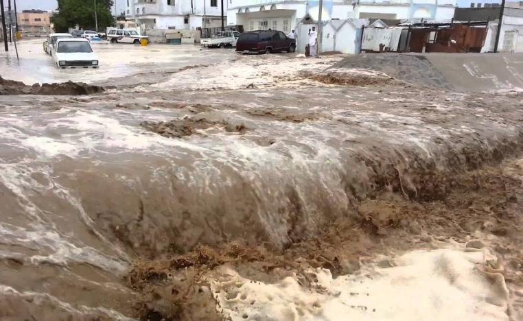 سيول جارفة تجتاح مناطق عراقية 