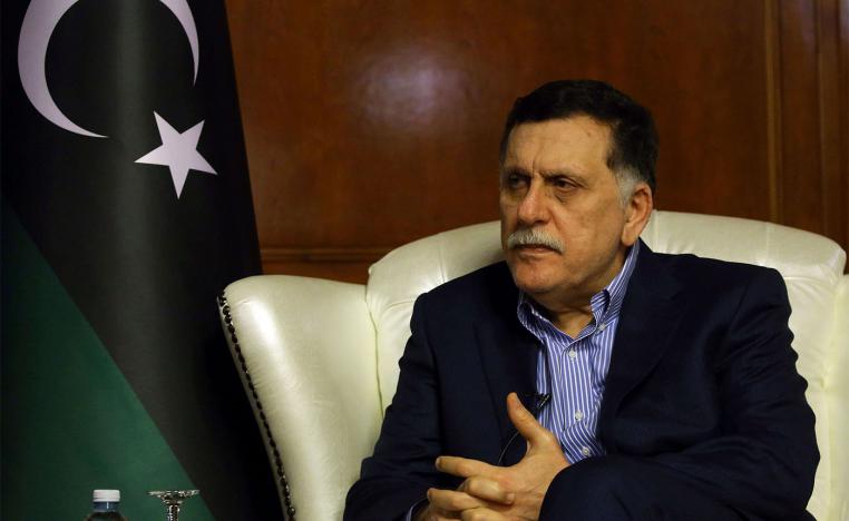 Libya's unity government Prime Minister Fayez al-Sarraj 