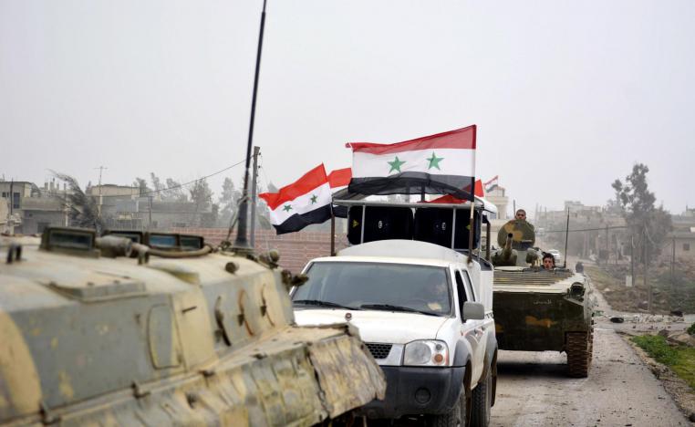 The withdrawal likely came "under a deal with the regime forces" after weeks of encirclement and air raids