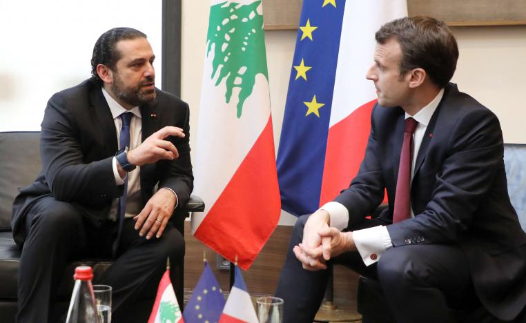 الحريري وماكرون