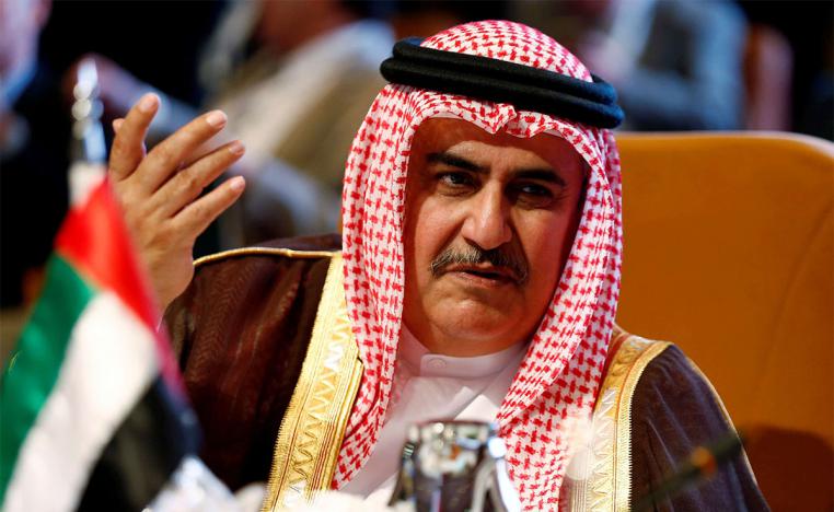Bahrain's Foreign Minister Khalid bin Ahmed Al Khalifa