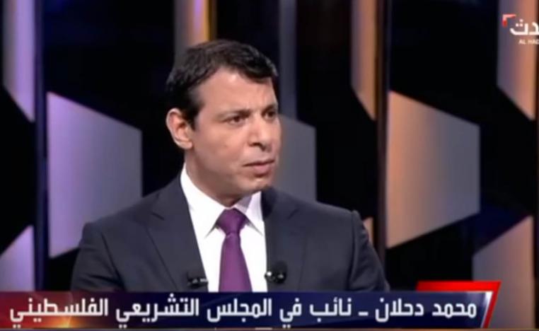 محمد دحلان خلال مقابلة مع العربية الحدث
