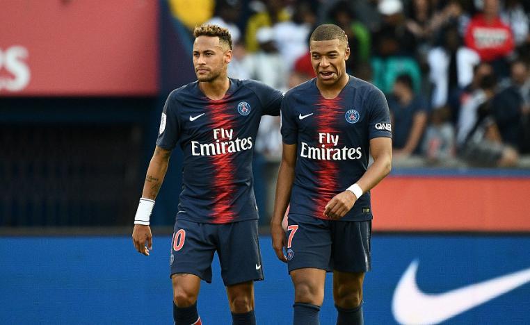 نيمار وكيليان مبابي