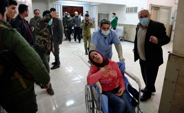 دمشق نشرت صورا لمصابين قالت انهم تعرضوا لهجوم نفذته المعارضة بغاز الكلور في حلب