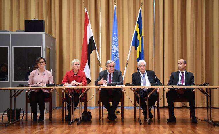 المبعوث الأممي لليمن يشيد بما تحقق في مفاوضات السويد