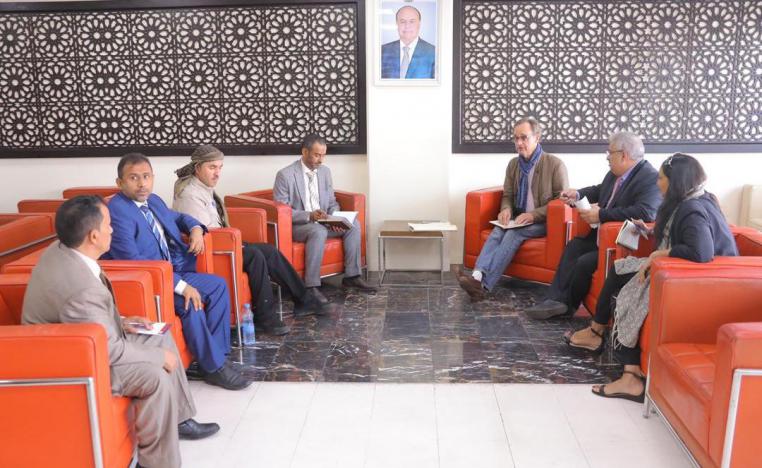 باتريك كاميرت رئيس لجنة المراقبين الأمميين التقى لجنة إعادة الانتشار في الحديدة