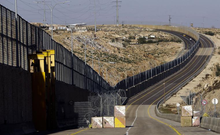 A newly opened segregated West Bank highway is seen near Jerusalem on Thursday, Jan. 10, 2019. 