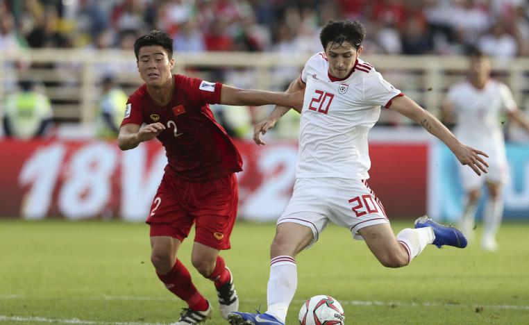 Azmoun, 24, quit the national team after fans rounded on him following Iran's exit at last year's World Cup