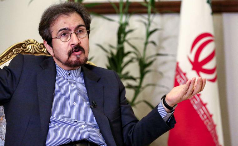 Bahram Ghasemi, Iran's foreign ministry spokesman, pictured in the capital Tehran on October 2, 2018.