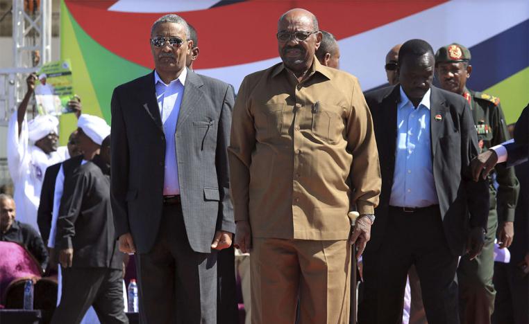 Sudan’s President Omar al-Bashir attends a rally of his supporters in Khartoum