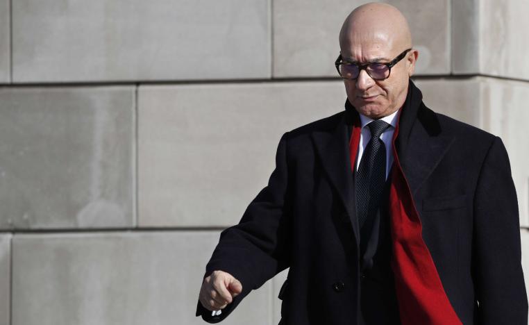 Bijan Rafiekian leaves the FBI Washington Field Office in Washington, Monday, Dec. 17, 2018.