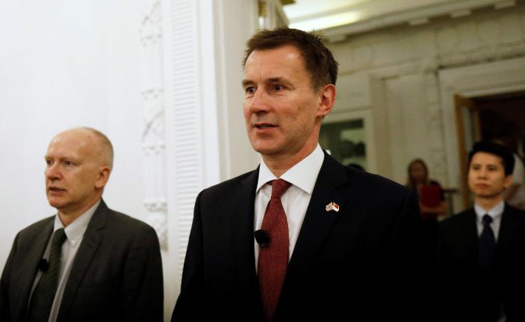 UK Foreign Secretary Jeremy Hunt.
