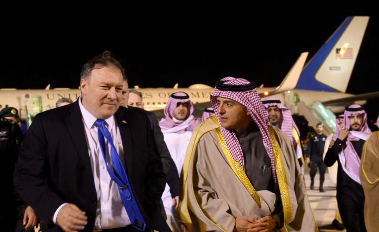 بومبيو خلال لقاء الجبير في المطار: ينبغي الوصول الى جميع المتورطين