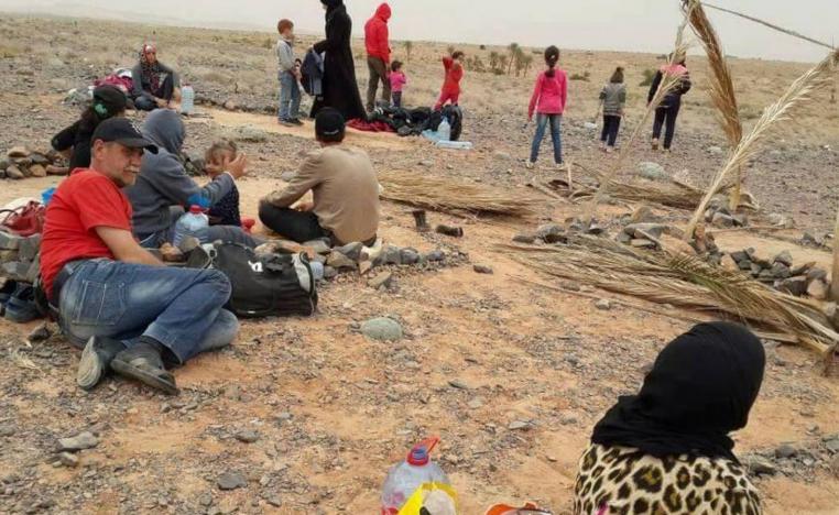 اللاجئون السوريون يدخلون الأراضي الجزائرية عادة عبر الحدود الصحراوية المترامية