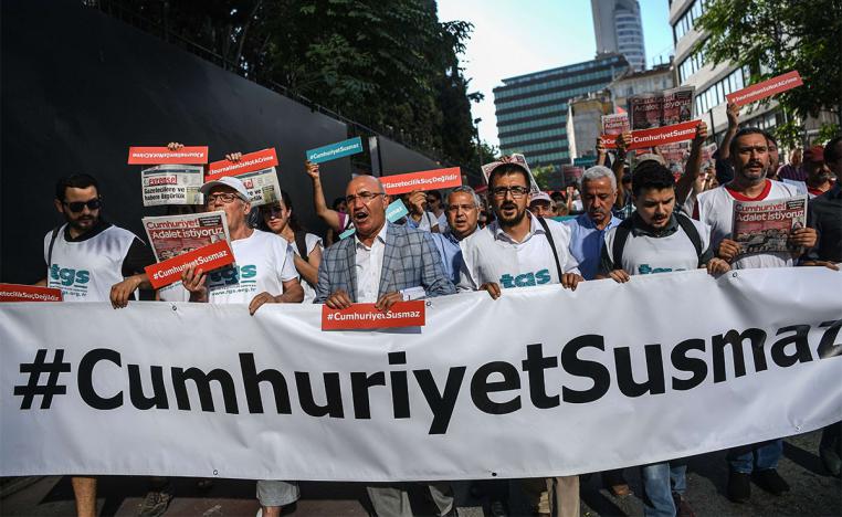 155 journalists and media executives are in prison in Turkey