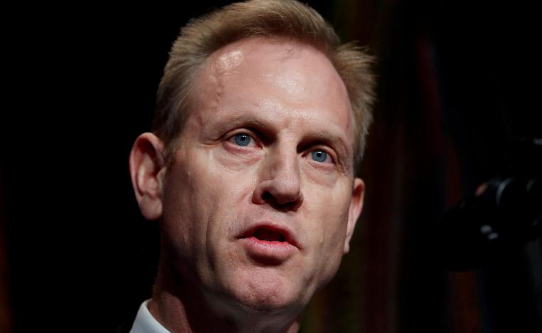 Acting U.S. Secretary of Defense Patrick Shanahan speaks during the Missile Defense Review announcement at the Pentagon in Arlington, Virginia, U.S., January 17, 2019.
