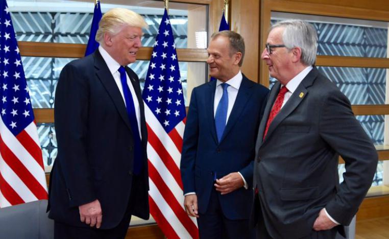 تاسك ويونكر وترامب