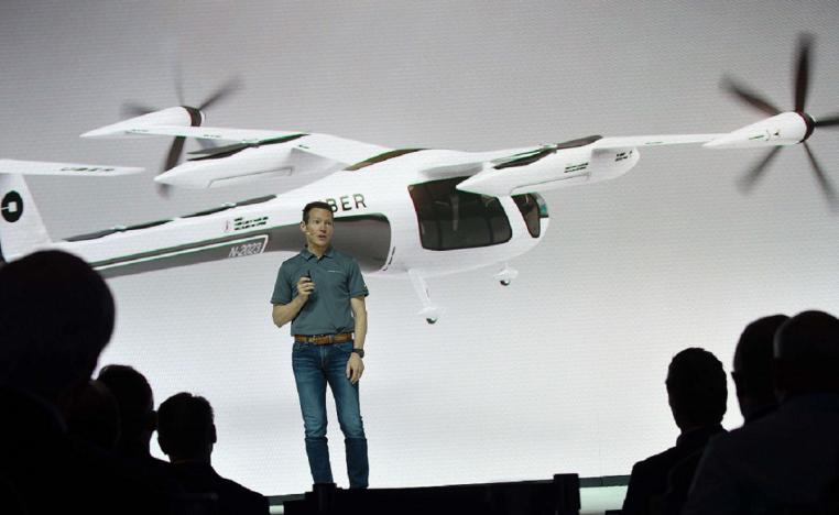 سيارة أجرة طائرة من شركة أوبر