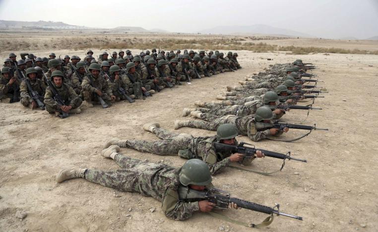 القوات الأفغانية