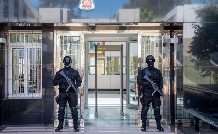 Members of Morocco's anti-terrorism security service