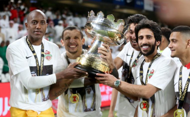 صورة لتتويج شباب الاهلي من صفحته الرسمية على تويتر