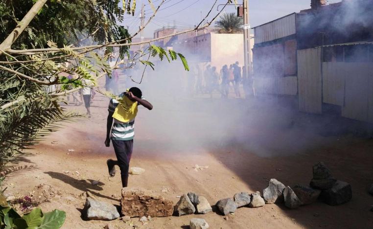 Protesters have also taken to the streets in Port Sudan.