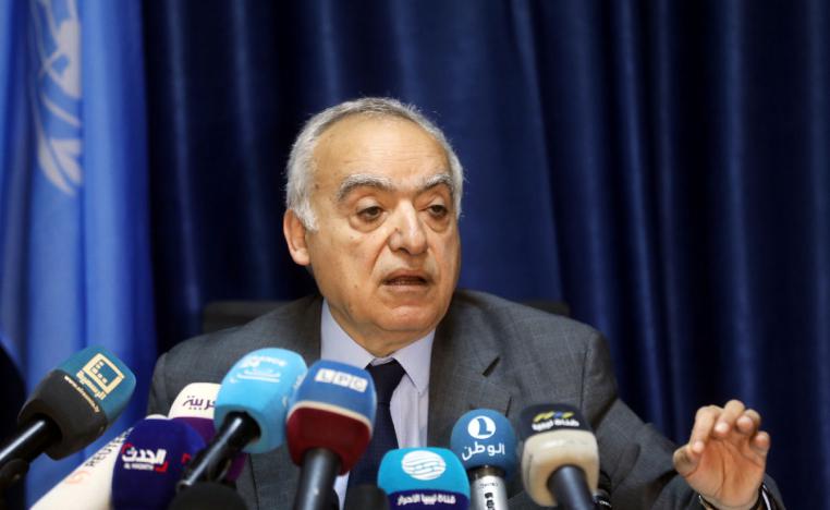 The UN Envoy for Libya, Ghassan Salame, speaks during a news conference in Tripoli, Libya March 20, 2019.