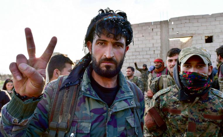 A fighter from the Syrian Democratic Forces.