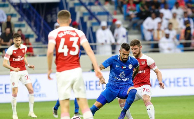 لقاء النصر الاماراتي وارسنال